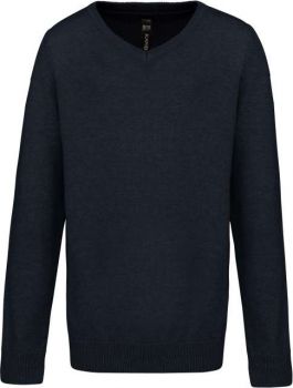 KIDS' V-NECK JUMPER Navy 8/10