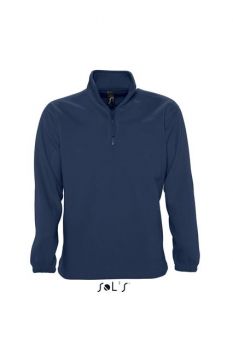 SOL'S NESS - FLEECE 1/4 ZIP SWEATSHIRT Navy L