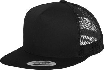 Flexfit | 5 panelová Trucker kšiltovka black onesize