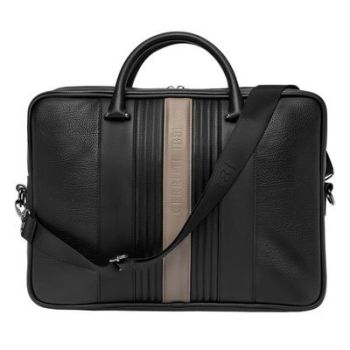 Taška na dokumenty Delano Taupe & Black