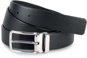 CLASSIC BELT IN FULL GRAIN LEATHER - 30MM Black U