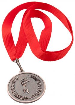 Corum medal bronze , red