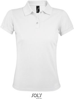 SOL'S | Dámské piqué polo z těžké bavlny white S