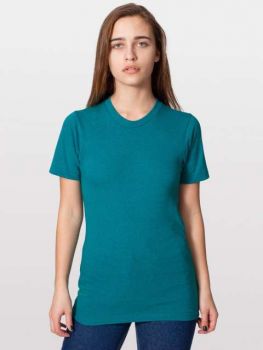 UNISEX TRI-BLEND SHORT SLEEVE TRACK T-SHIRT Tri-Evergreen 2XL