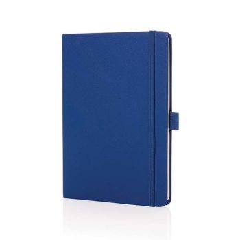 Klasický zápisník A5 Sam z RCS lepenej kože kráľovská modrá