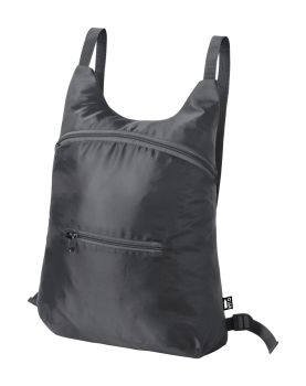 Brocky foldable RPET backpack grey