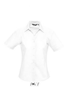 SOL'S ELITE - SHORT SLEEVE OXFORD WOMEN'S SHIRT White L