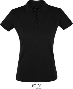 SOL'S | Dámské piqué polo black S