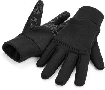 Beechfield | Softshellové sportovní rukavice black L/XL