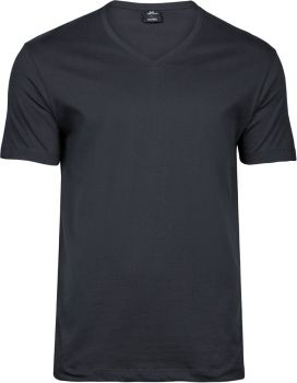 Tee Jays | Pánské tričko s výstřihem do V "Fashion Sof Tee" dark grey M
