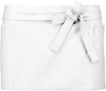 Kariban | Barová zástěra krátká white onesize