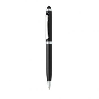 Stylusové pero s COB svetlom čierna