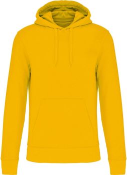 Kariban | Pánská ekologická mikina s kapucí yellow XXL