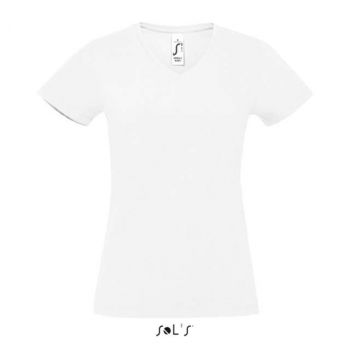 SOL'S IMPERIAL V WOMEN - V-NECK T-SHIRT White M