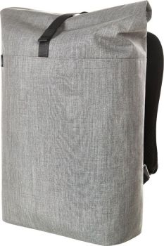 Halfar | Batoh roll-top na notebook  "Europe" warm grey sprinkle onesize