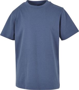 Build your Brand | Dětské tričko z těžké bavlny vintage blue 146-152