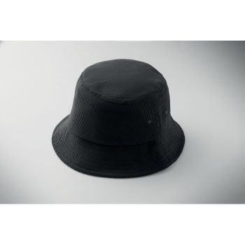 SCOOP Manšestrový klobouk Černá