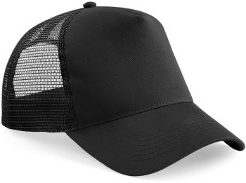 Beechfield | 5 panelová Trucker kšiltovka black/black onesize