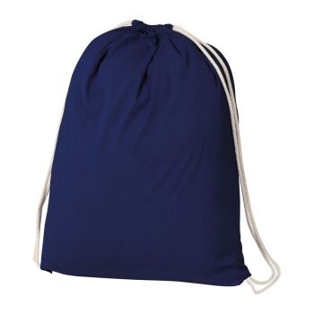 Cotton gymbag dark blue