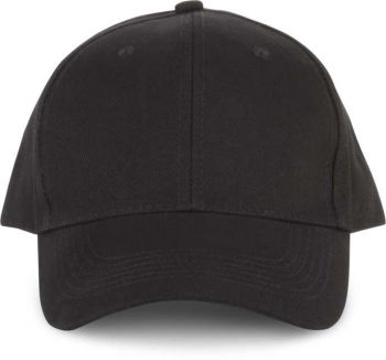 6 PANELS ORGANIC COTTON CAP Black U