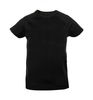 Tecnic Plus K športové tričko pre deti black  4-5