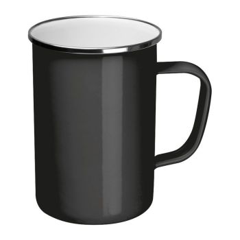 Smaltovaný hrnček Čierna