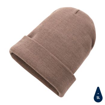 Beanie čapica Impact z Polylana® AWARE™ hnedá