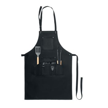 SOUS CHEF Zástěra a BBQ set black