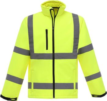 Yoko | Hi-Vis softshellová bunda hi vis yellow 4XL