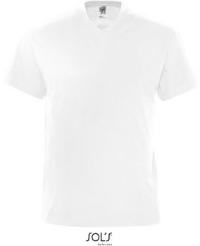 SOL'S | Pánské tričko s výstřihem do V white L