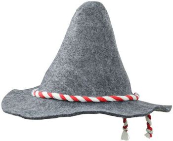 Myrtle Beach | Plstěný klobouk grey melange/red onesize