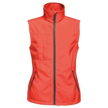 OCTAGON II 3 LAYER PRINTABLE SOFTSHELL BODYWARMER Classic Red/Black S