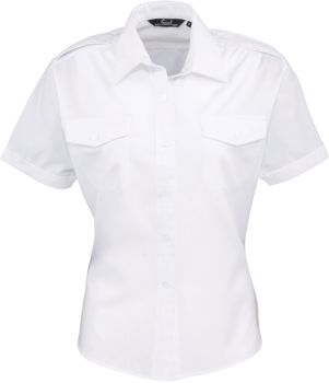Premier | Pilotní košile s krátkým rukávem white 10_S