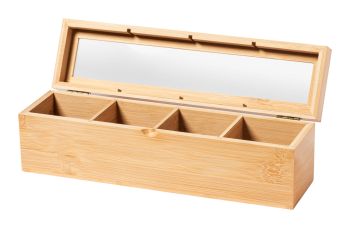Zirkony bambusová krabička na čaj natural