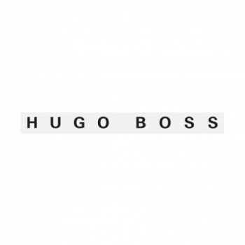 HUGO BOSS Logo Sticker Black 30x2cm