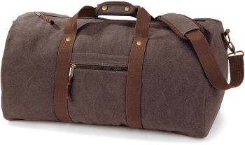 Quadra | Vintage plátěná cestovní taška vintage brown onesize