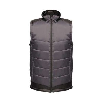 CONTRAST INSULATED BODYWARMER Seal Grey/Black XS