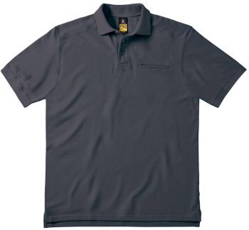 B&C | Pracovní piqué polo dark grey XL