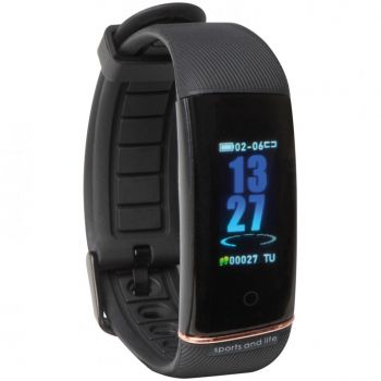 Smart Fitness náramok Black