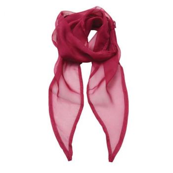 'COLOURS COLLECTION' PLAIN CHIFFON SCARF Hot Pink U