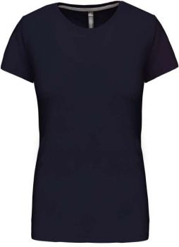 LADIES' SHORT SLEEVE CREW NECK T-SHIRT Navy M