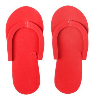 Yommy beach slippers red