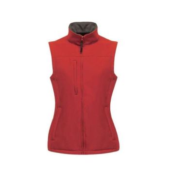 WOMEN'S FLUX SOFTSHELL BODYWARMER Classic Red M