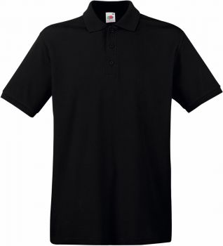 F.O.L. | Piqué polo black M