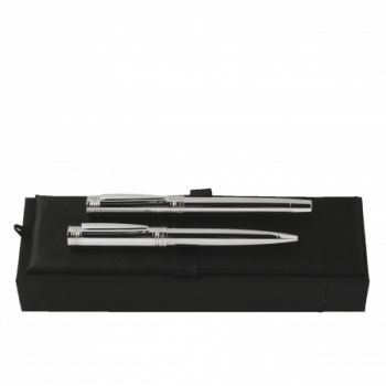 Set Zoom Classic Silver (ballpoint pen & rollerball pen)