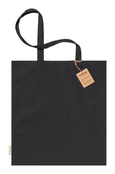 Klimbou bavlnená nákupná taška black