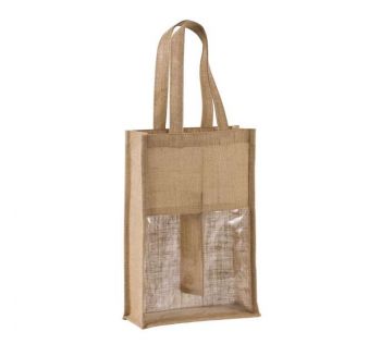 JUTE BOTTLE BAG Natural U