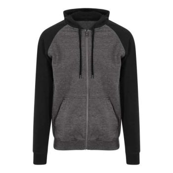 BASEBALL ZOODIE Charcoal Grey/Jet Black S