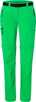 James & Nicholson | Pánské trekingové kalhoty, odepínatelné nohavice fern green L