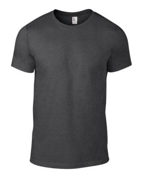 ADULT LIGHTWEIGHT TEE Heather Dark Grey M